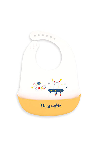 Generic Waterproof Silicone Baby Bib - The Spaceship