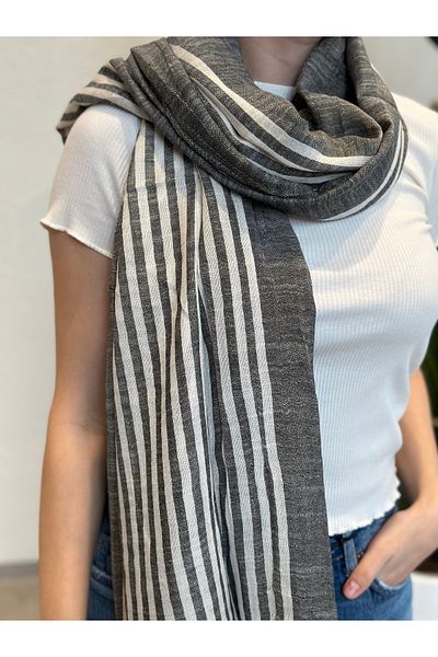 novon Sienna Design Linen Premium 100% Linen Shawl