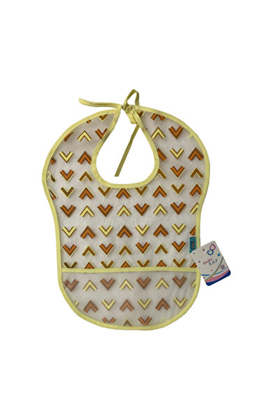 Generic Baby Bib Plastic B-1398 / Yellow