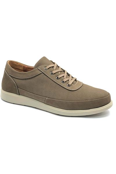 KOCAMANLAR Dropland 5485 Γνήσιο Δέρμα Ανδρικά Παπούτσια Casual Sand
