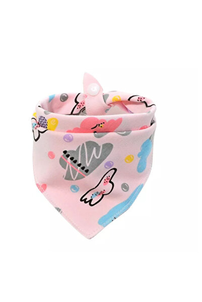 Generic Cotton Triangle Baby Bib Double-Sided 06