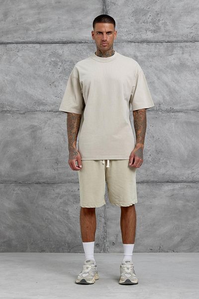 NOMARC Κρέμα Basic Oversize T-shirt