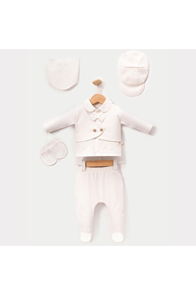 Bebelove مجموعة بيبي بوي وافل مكونة من 5 قطع من بدلة خروج من المستشفى من عمر ...