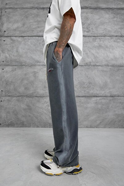 NOMARC Füstölt lábszár, rugalmas, mosott táskás melegítőnadrág