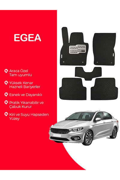 MOD10 Fiat Egea Hazneli Paspas Seti