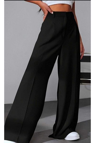 Sea Queen High Waist Striped Women's Palazzo Trousers