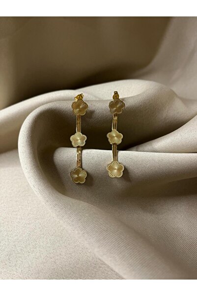 MODA GOLD ÇELİK YONCALI KÜPE