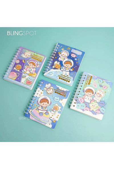 NaSaDAN Blocnotes cu dungi astronaut format A7