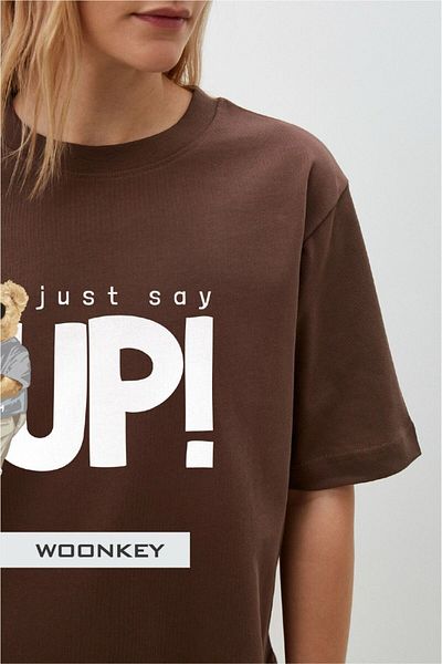 woonkey ΓΥΝΑΙΚΕΙΟ ΜΠΛΟΥΖΑ ΜΕ ΣΤΑΜΠΟ ΠΟΔΗΛΑΤΟ