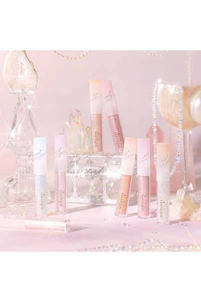 dasique Dasic Starlit Jewel Liquid Glitter | Long-lasting | Quick-drying shimmer finish (06 Pink Crystal)