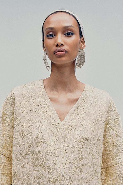 H&M Brocade kaftan dress