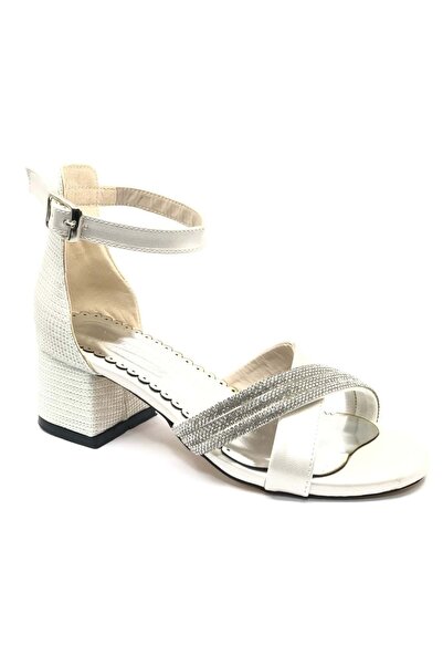 Kocamanlar Ayakkabı Дівчачі вечірні туфлі на підборах з камінцями SEDEF 2727