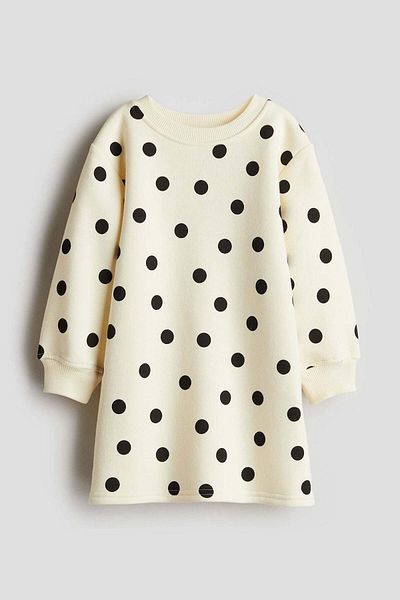 H&M Printed sweatshirt dress