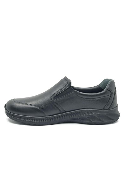 Forelli Nexus Genuine Leather Orthopedic Comfort Men's Casual Shoes Black