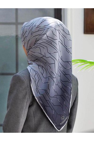 Vissona Κασκόλ 100% Twill Silk 90x90 - 04896