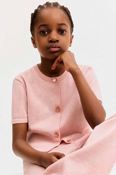 H&M Fine-knit glittery cardigan