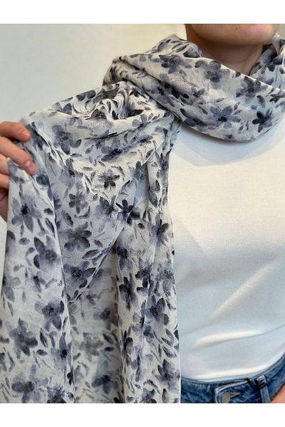 novon Bloom Garden Design Soft Textured Special Design Tassel Shawl