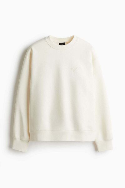 H&M Loose Fit Printed Sweatshirt