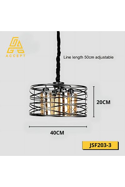 ACCEPT Modern circular mesh hanger in black and gold, combining boldness and elegance from BAB