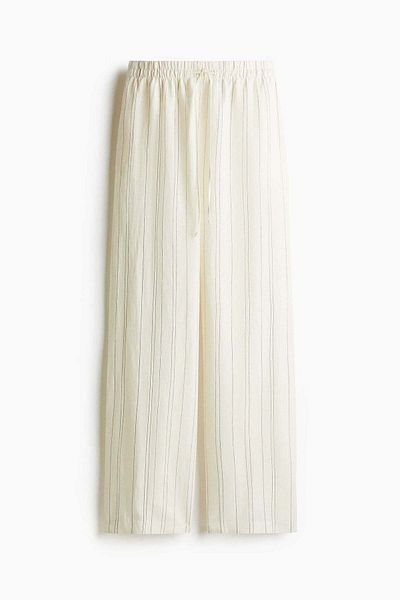 H&M Linen-blend trousers