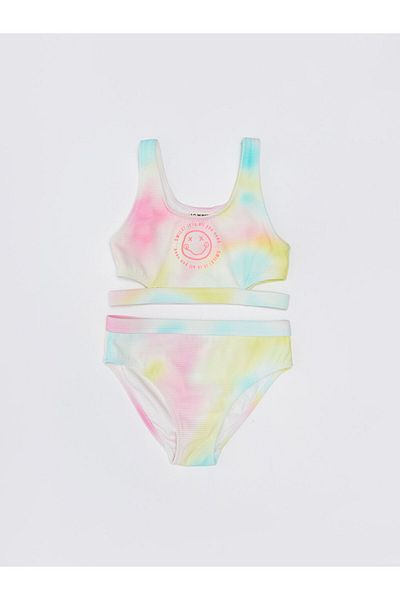 LC Waikiki Lcw Printed Girl's Bikini Fast Fashion