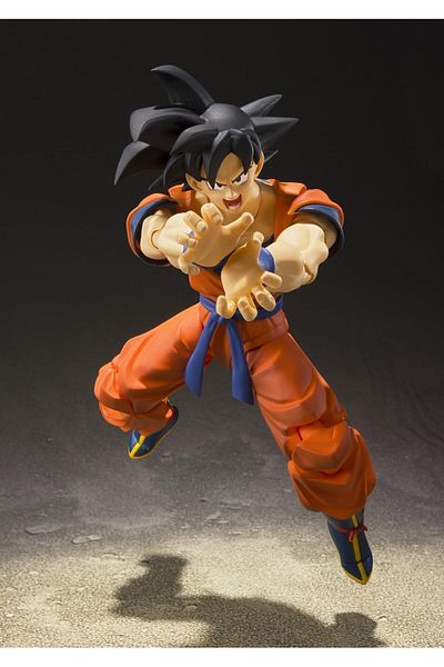 BANDAI Tamashii Nations Dragon Ball Z Son Goku a Saiyan Raised Earth Action Figure S.H.Figuarts Shf Figure