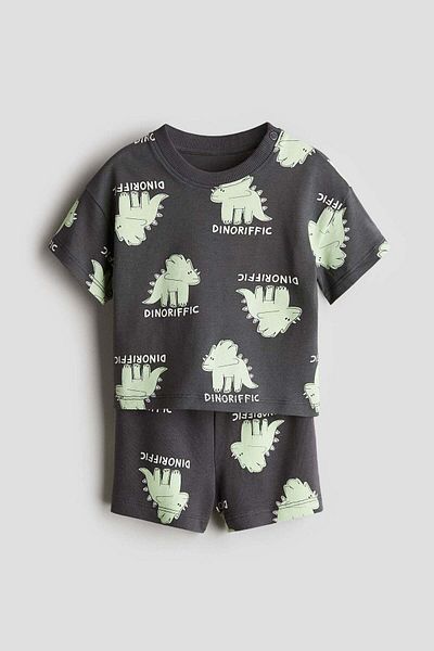 H&M 2-piece T-shirt And Shorts Set