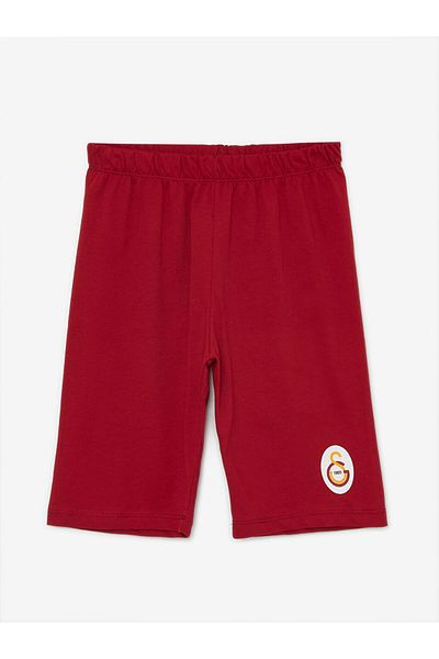 LC Waikiki Lcw Elastic Waist Printed Boys' Pajama Shorts 2 Pack