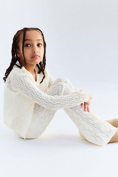 H&M Textured Jersey Trousers