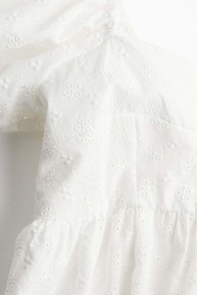 H&M Puff-sleeved Dress