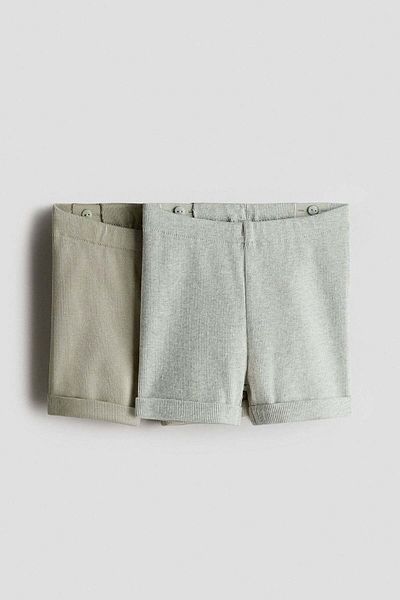 H&M 2-pack Cotton Jersey Shorts