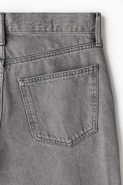 H&M Straight Relaxed High Jeans
