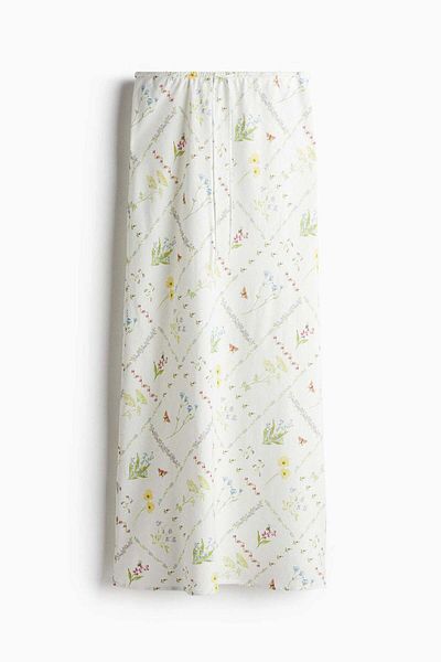 H&M Drawstring maxi skirt
