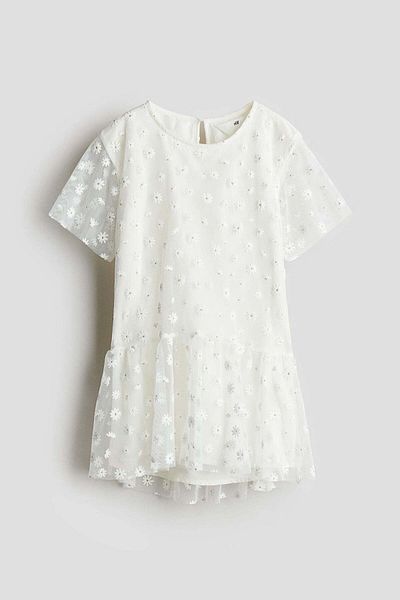 H&M Embroidered-detail dress