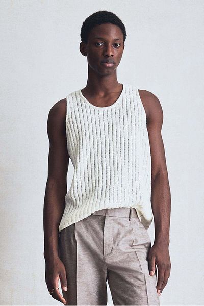 H&M Regular Fit Rib-knit vest top