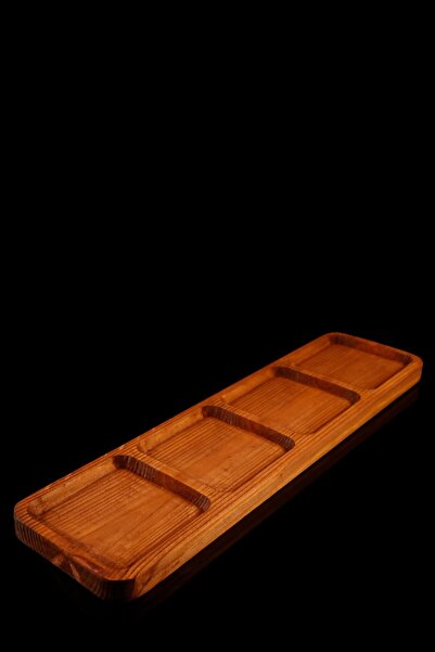 TheBRo قاعدة وعاء زيت مربعة مكونة من 4 قطع، لوحة عرض، صينية الجوز