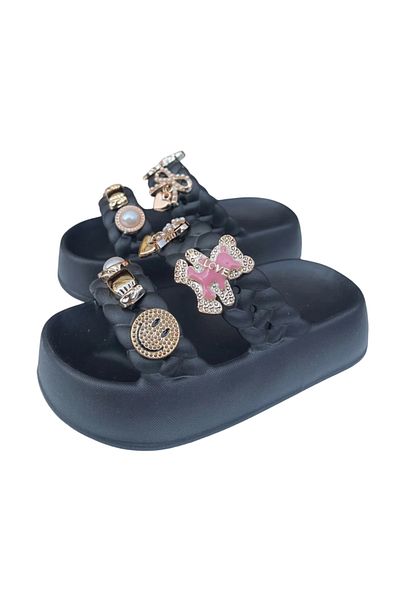 rs riva shoes Papuci Emoji Stone pentru fete, piscină, plajă, vacanță, zilnic, vară, confortabile, cu talpă anti-alunecare
