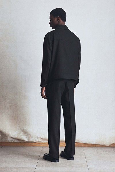 H&M Relaxed Fit Tailored Linen-blend Trousers