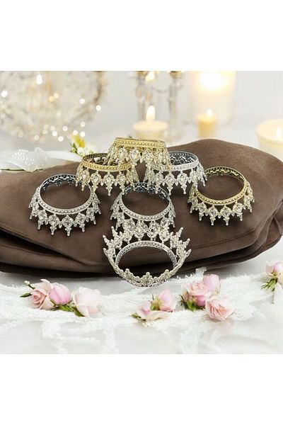 Sabek Bujiteri Cake Crown 12 cm Birthday Crown King Crown Cake Topper Brithday Crown