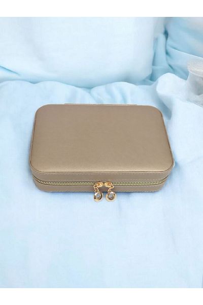 Moda fiesta Μεγάλο μέγεθος (14×21) Organizer Κουτί αποθήκευσης κοσμημάτων Θήκη ταξιδιού Ξύλινη θήκη