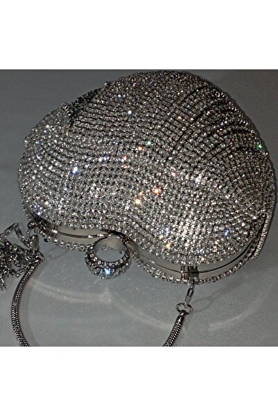 Şarra Gossi Βραδινή τσάντα φορέματος Heart Stone - Night and Graduation Camels