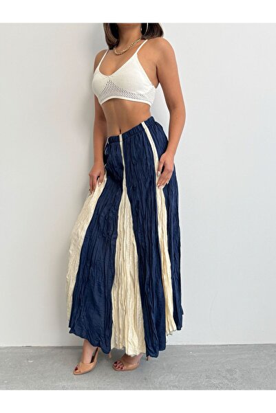 QUAWEAR Спідниця з модальної тканини в кольорову клітинку