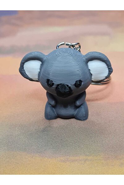 teteoka سلسلة مفاتيح كوالا لطيفة