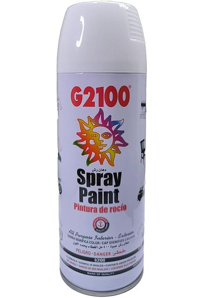 Generic بخاخ طلاء G2100 بسعة 400 مل | 240 جرام – طلاء متعدد الاستخدامات عالي الجودة
