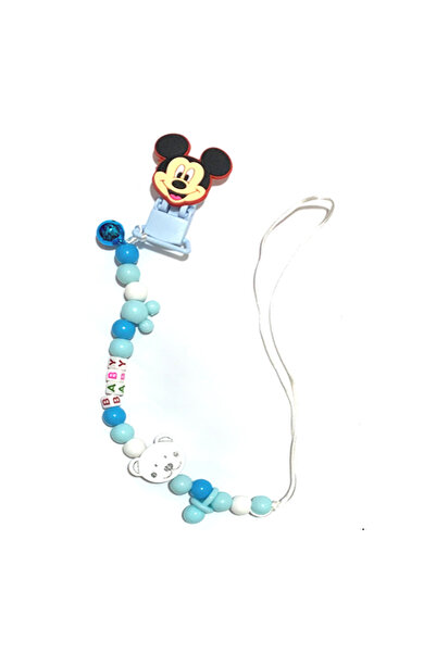 Generic Pacifier Holder Chain - Blue - 01
