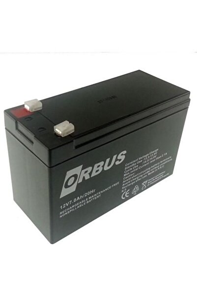Genel Markalar 12 VOLT 7 AMPER ORBUS MOTOSİKLET AKÜSÜ-114*71*131 mm-2,3 kg. Y...