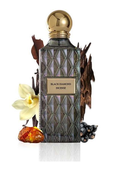 IBRAHEEM AL.QURASHI Black Diamond Eau de Parfum Bakhoor 150 ml, for unisex