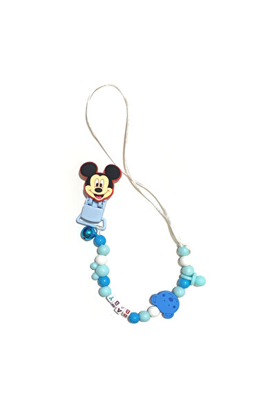 Generic Pacifier Holder Chain - Blue - 03