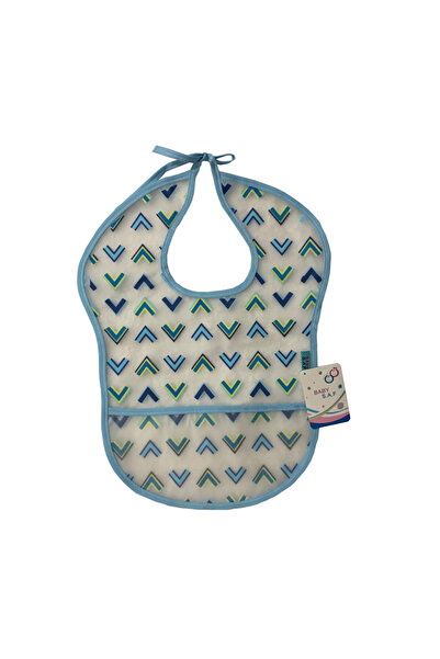 Generic Baby Bib Plastic B-1398 / Blue