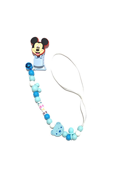 Generic Pacifier Holder Chain - Blue - 02